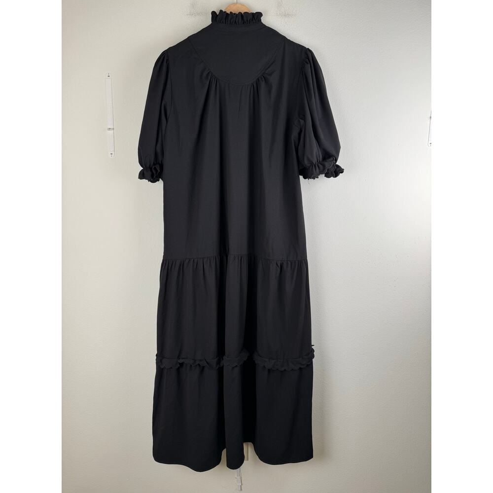 NWT Tuckernuck Pomander Place Selena Maxi Dress Black XXXL 18 - Picture 9 of 15